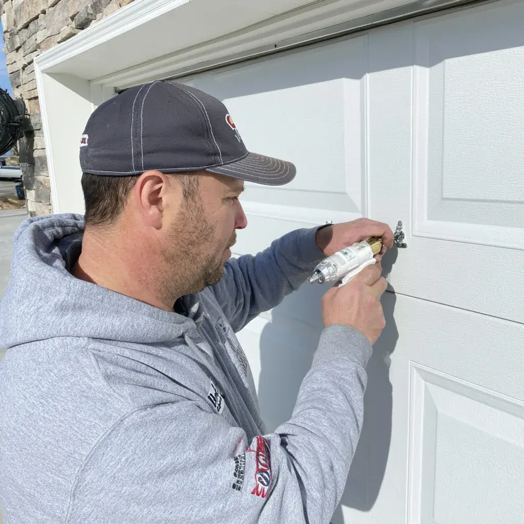 Why Noblesville Garage Springs Break in Winter